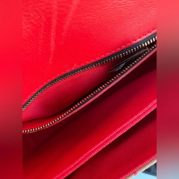 BURBERRY PATENT 1983 KNIGHT CHECK LINK SHOULDER BAG - Picture 9 of 12